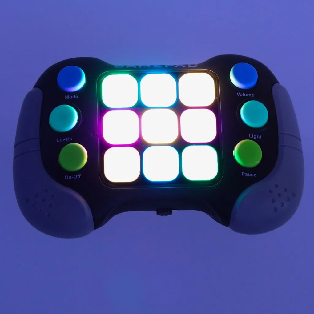 KIK Elektronická logická antistresová hra Memory Light – konzola s 4 režimami
