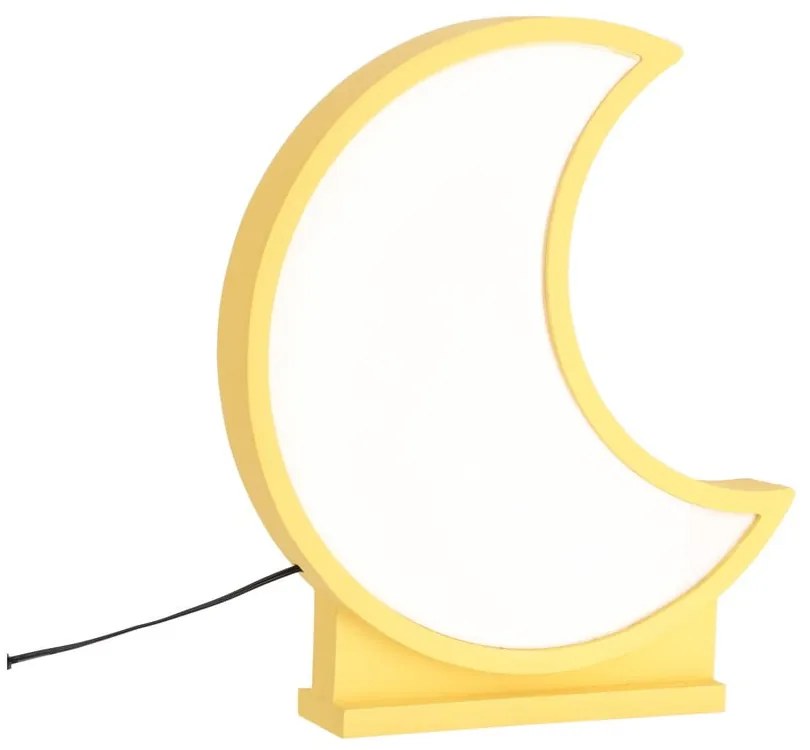 Žltá detská lampička Moon - Candellux Lighting