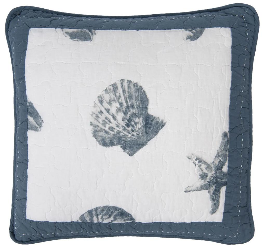 Bavlnený povlak na vankúš s mušľami - 40 * 40 cm