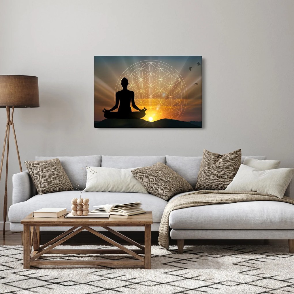 Obraz meditácie (90x60 cm)