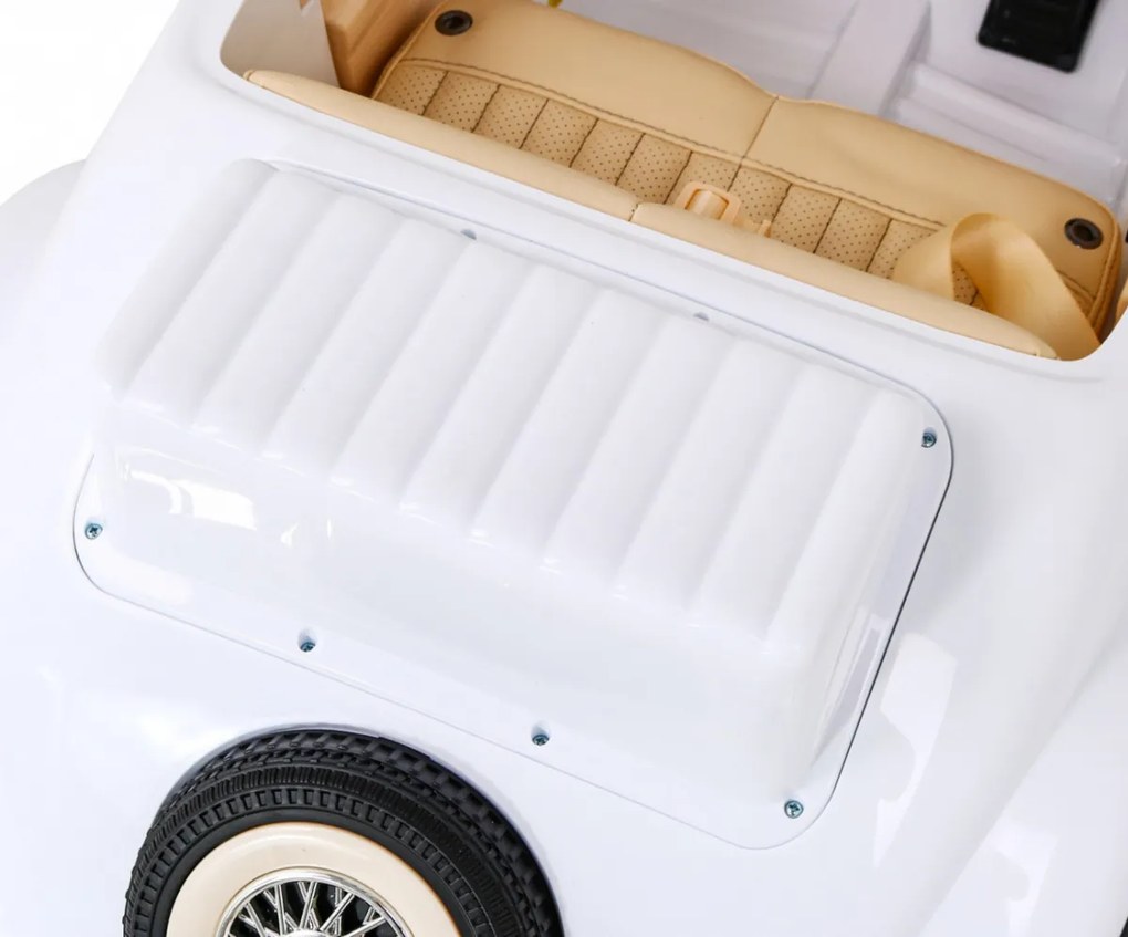 Elektrické autíčko Mercedes Benz Retro Type 540A - biely