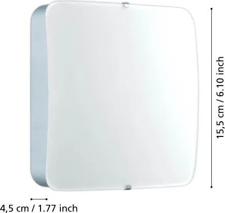 Eglo 95968 - LED stropné svietidlo CUPELLA LED/11W/230V lesklý chróm