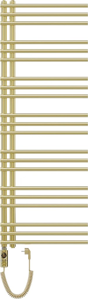 Mexen Neptun, elektrické vykurovacie teleso 1400 x 500 mm, 600 W, zlatá lesklá, W101-1400-500-2600-50