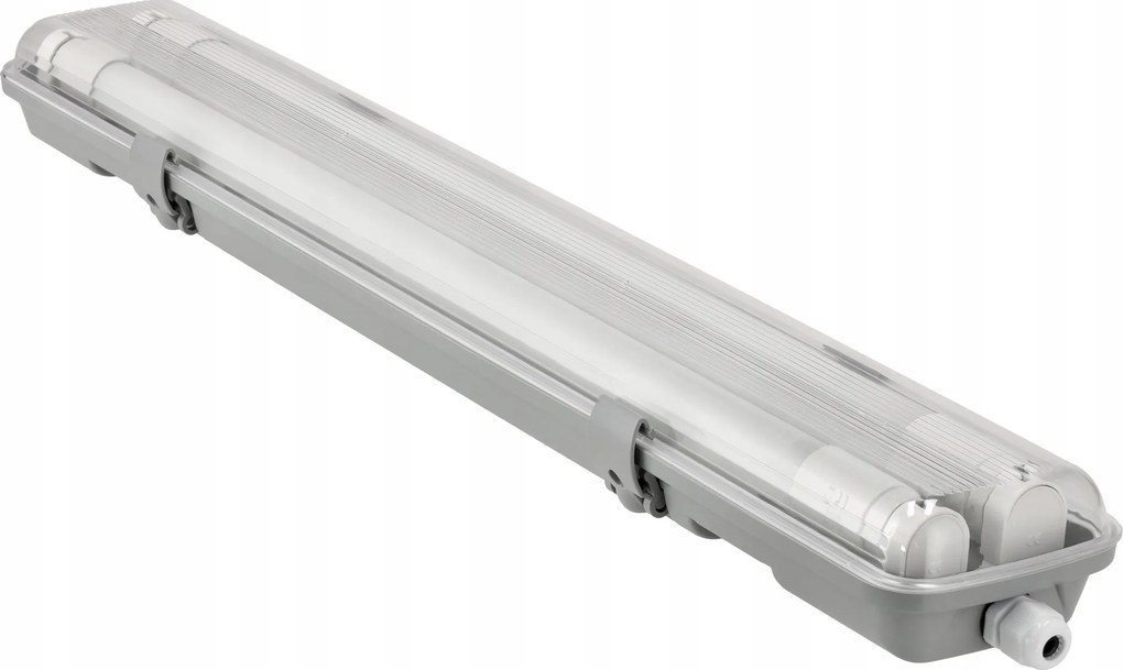 Hermetické LED svietidlo 2x60cm G13 - IP65 + žiarivky