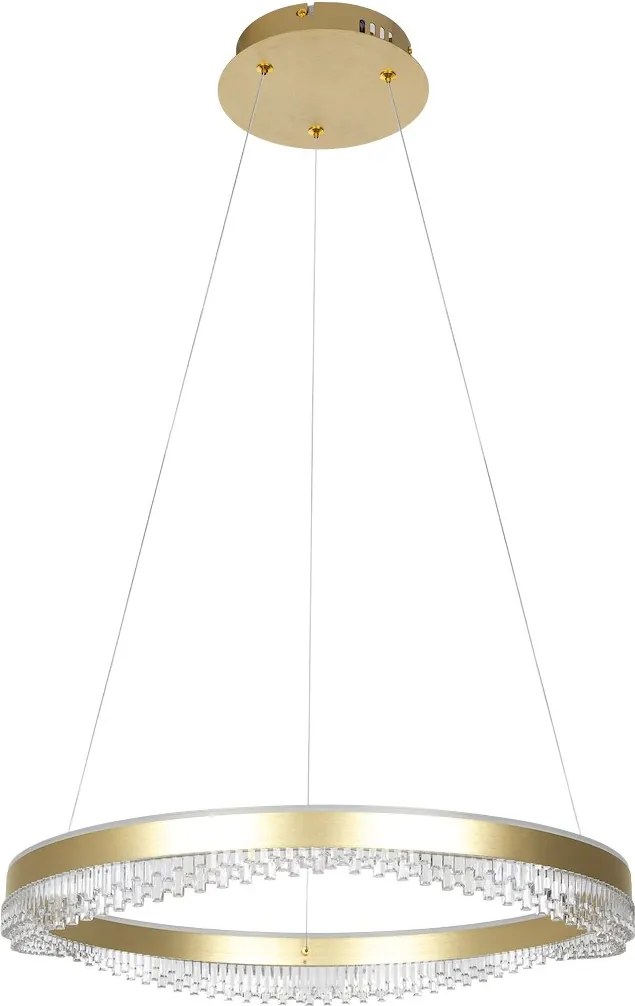 Závesné LED svietidlo Preciosa, 1x LED 52w, 4000k, g