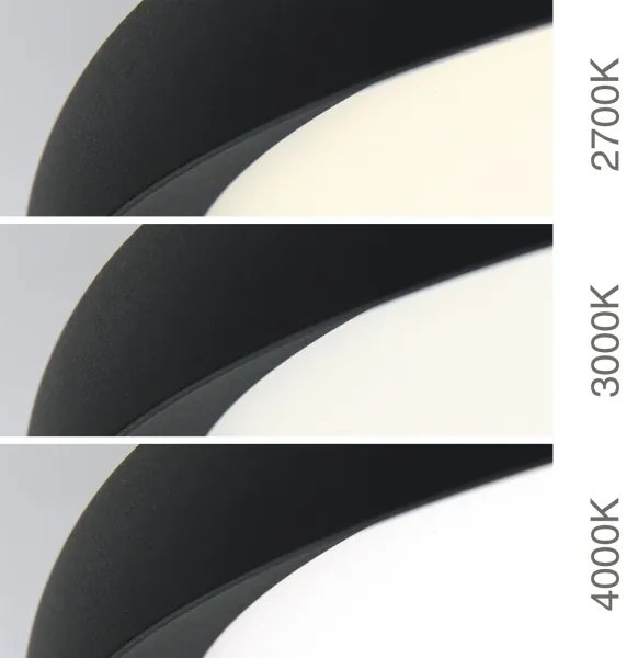 Orion - LED stropné svietidlo KANT LED/50W/230V 2700/3000/4000K pr. 60 cm čierne