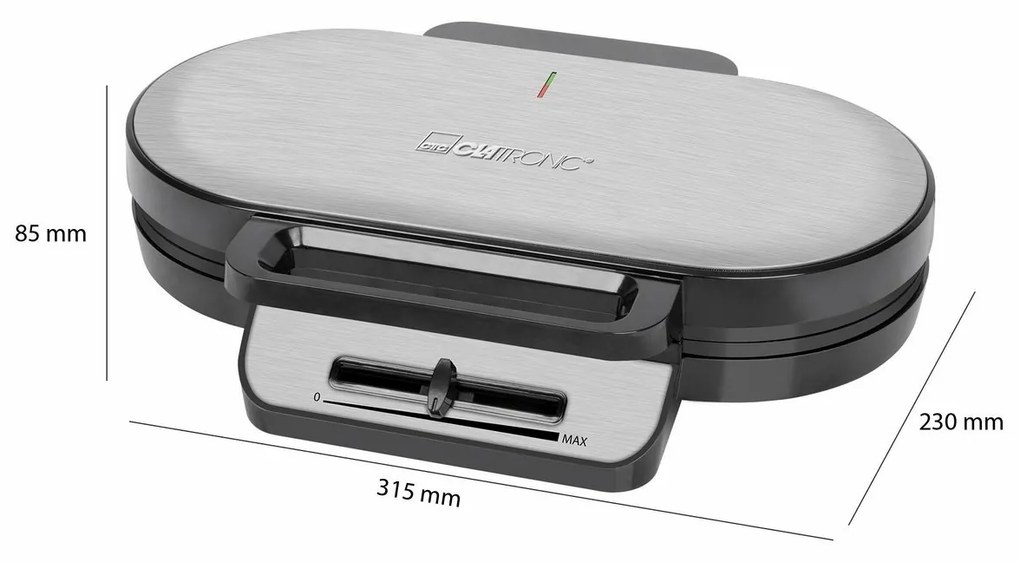 Clatronic WA 3745 vaflovač dvojitý