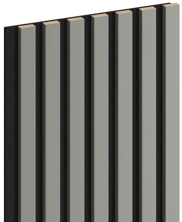 Mexen Lam-F, akustické stenové lamely 275 × 31,5 cm, filc 6 mm, sivá matná, S105-275317-2812-052