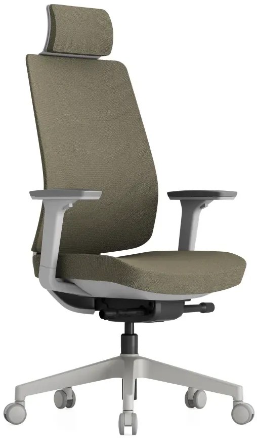 KREDE Kancelárska stolička K50 SP WHITE béžová