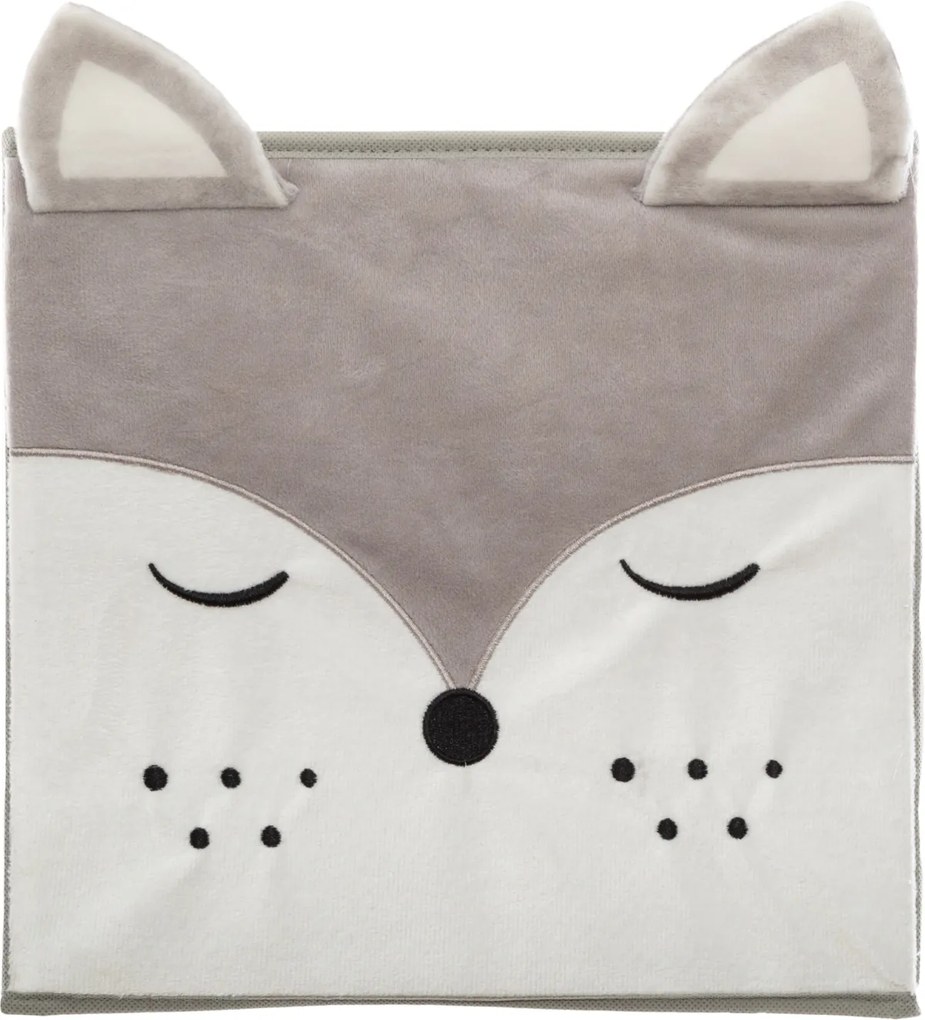 Úložný box Wolf, 29x29x29 cm, sivá