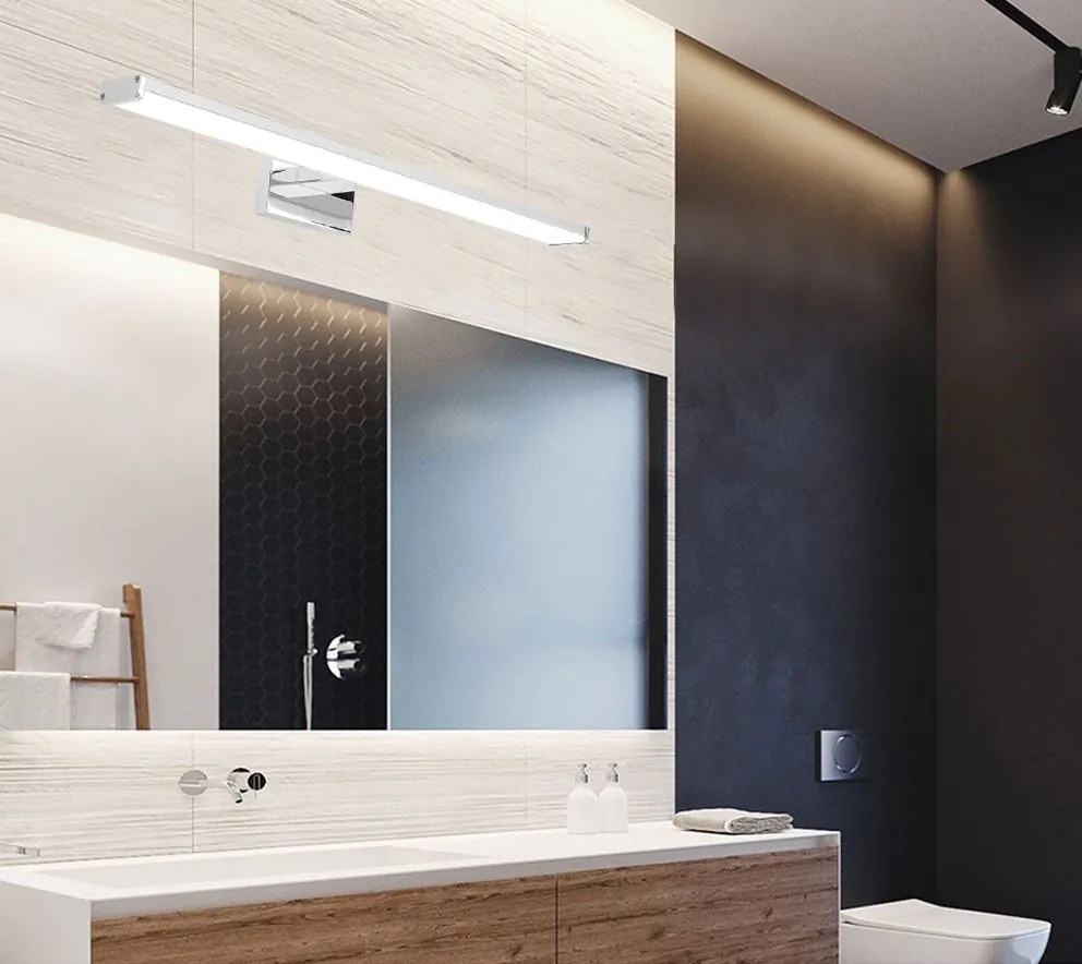 Kúpeľňové svietidlo LED 12W 60CM APP369-1W strieborné
