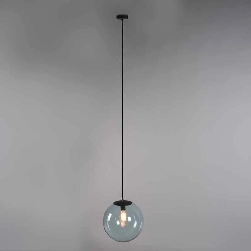 Art Deco závesná lampa sivá 35 cm - Pallon