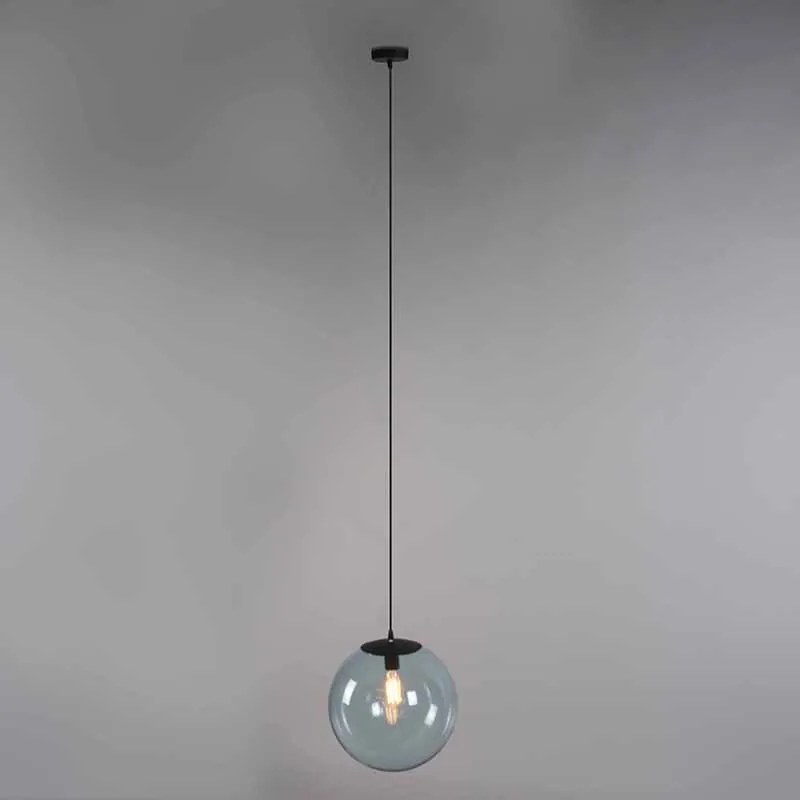 Závesné svietidlo v štýle Art Deco sivé 35 cm - Pallon