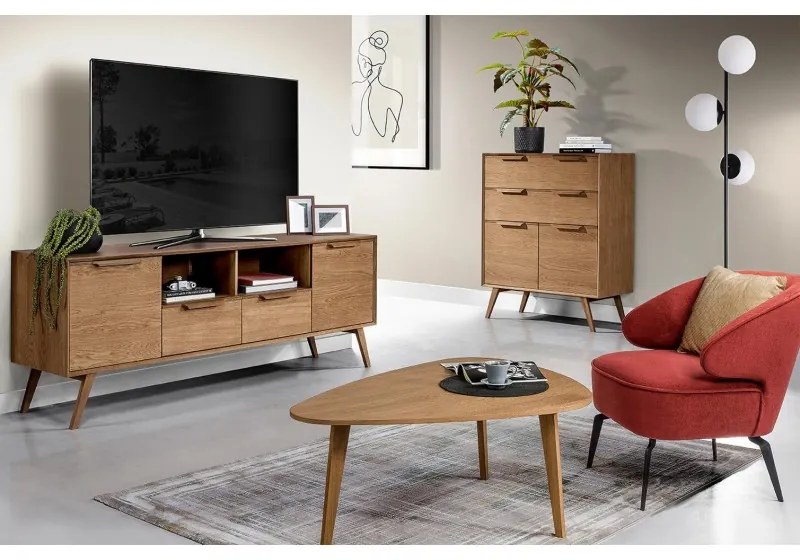 Jídelní rozkládací stůl Leo II 40 160/240 cm dub Rustikal karamelový