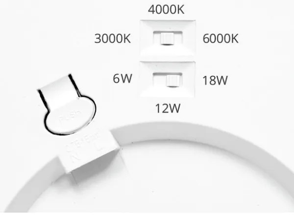 Ecolite WPCB2-18W/BI - LED Panel LEXA LED/6/12/18W/230V biela