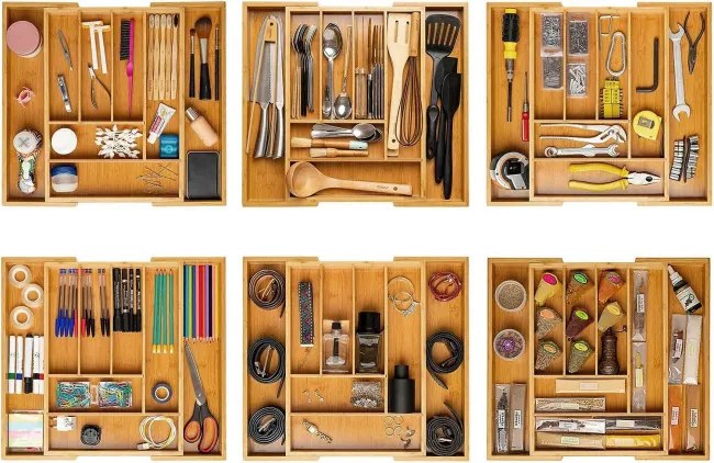 Organizér na príbory IKAR bambusový