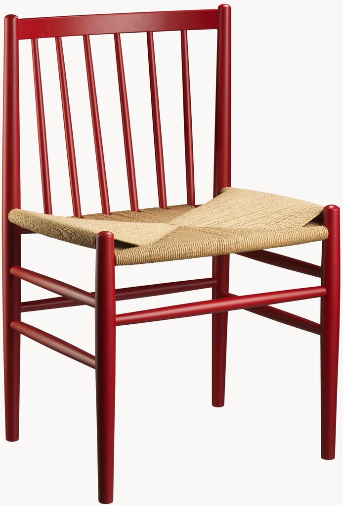 Ručne tkaná jedálenská stolička z bukového dreva J80