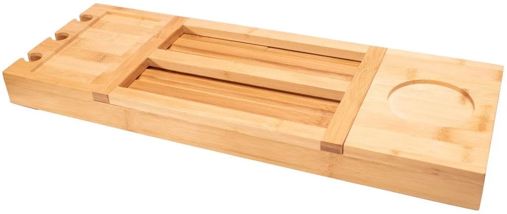 Bambusový stolík do vane Dafne hnedý