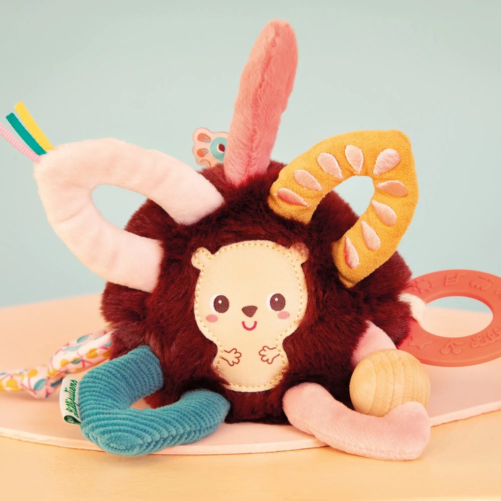 Lilliputiens - senzorická loptička - ježko Leon