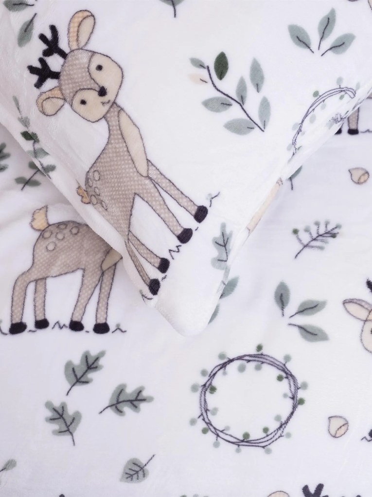 Obliečky mikroplyš Exclusive – Bambi 140 × 200 cm, 70 x 90 cm