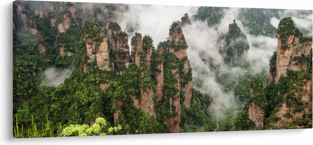Obraz - National Park Zhangjiajie, Čína (120x50 cm)