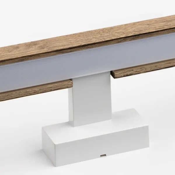 Brilagi-LED Kúpeľňové osvetlenie zrkadla WOODY MIRROR LED/12W/230V IP44 dub/biela