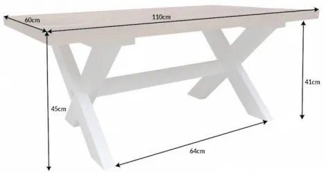 Konferenčný stôl 39775 Long Island 110x60cm Drevo Mango  - Komfort-nábytok