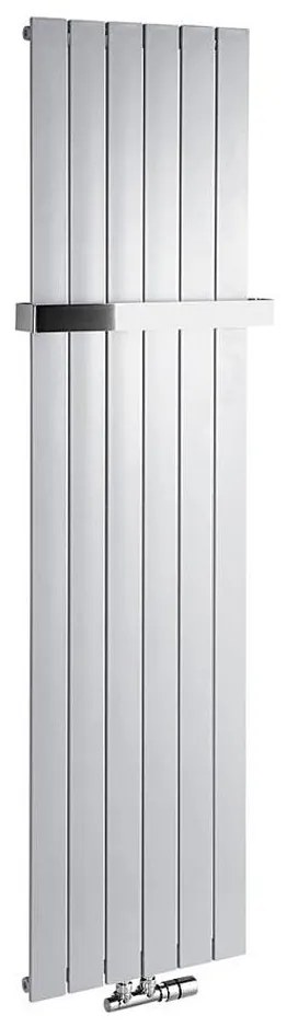 Sapho - Kúpeľňový radiátor COLONNA 910W/230V 45x180 cm strieborný