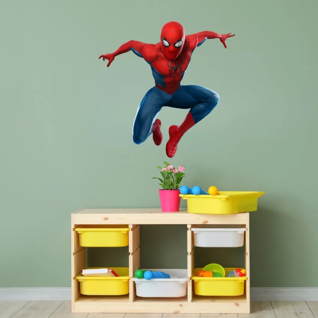 Samolepka na stenu "Spider-man" 60x60 cm