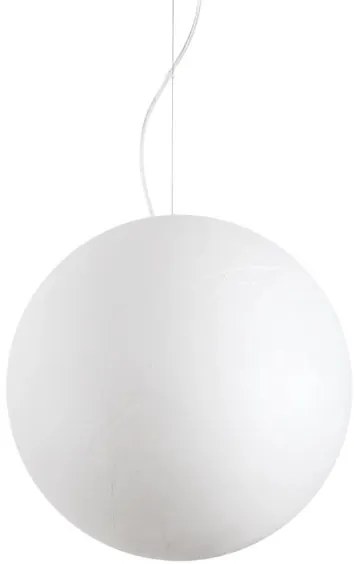 Ideal Lux - Luster na lanku CARTA 1xE27/25W/230V pr. 50 cm biela