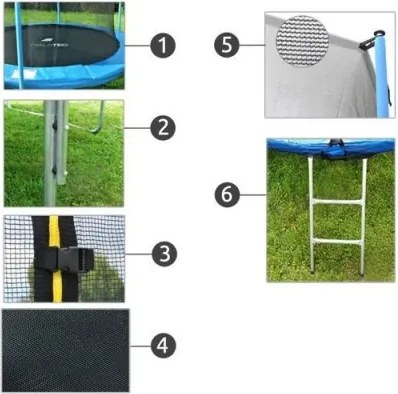Záhradná trampolína Malatec 8FT/252 cm - T7982