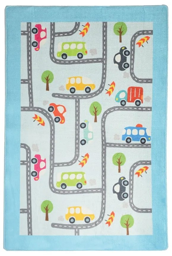 Detský koberec Baby Cars, 140 × 190 cm