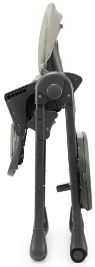 KINDERKRAFT - Detská jedálenská stolička TUMMIE šedá