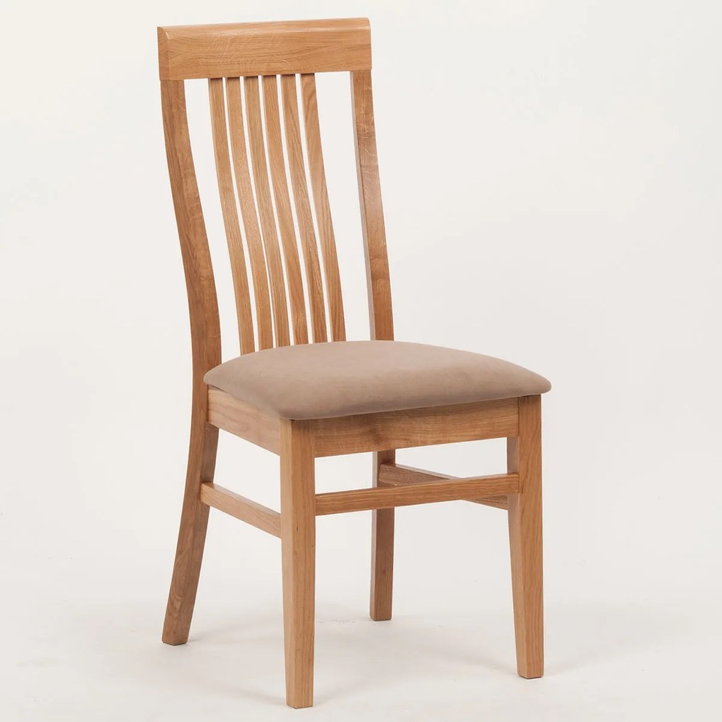 ITTC Stima Dubová stolička TAKUNA čalúnená Vyberte látku ->: VELVET terracota 44