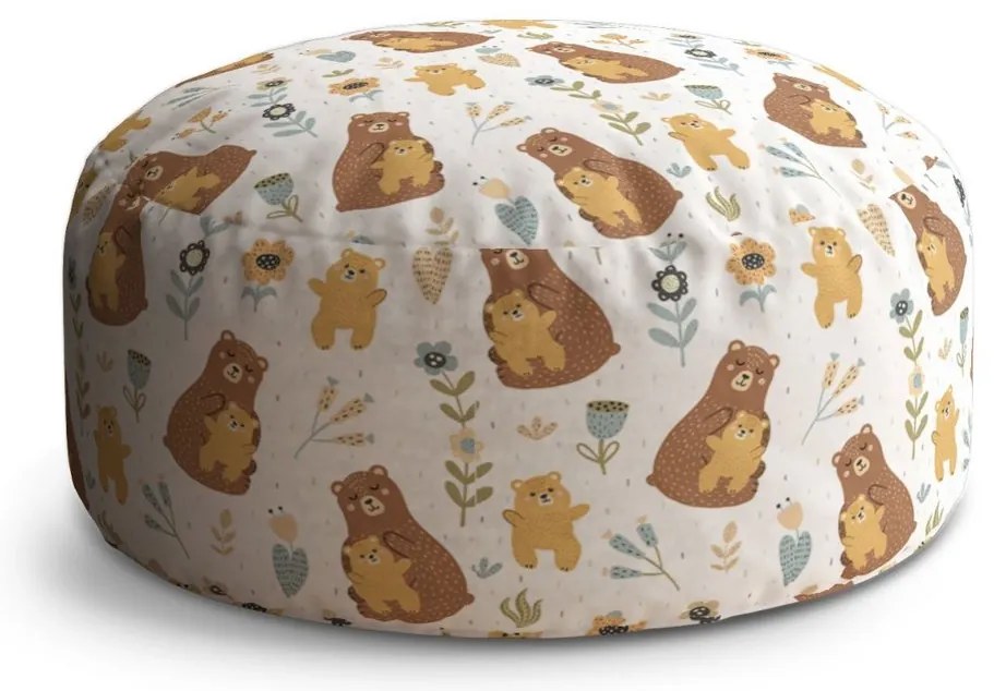 Taburet Circle medvede, farebná