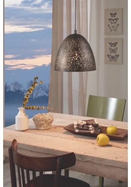 Eglo 49814 - Závesné svietidlo SAFI 1xE27/60W
