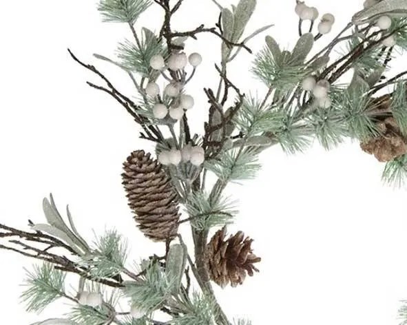 Vianočný veniec Snowy 54 cm