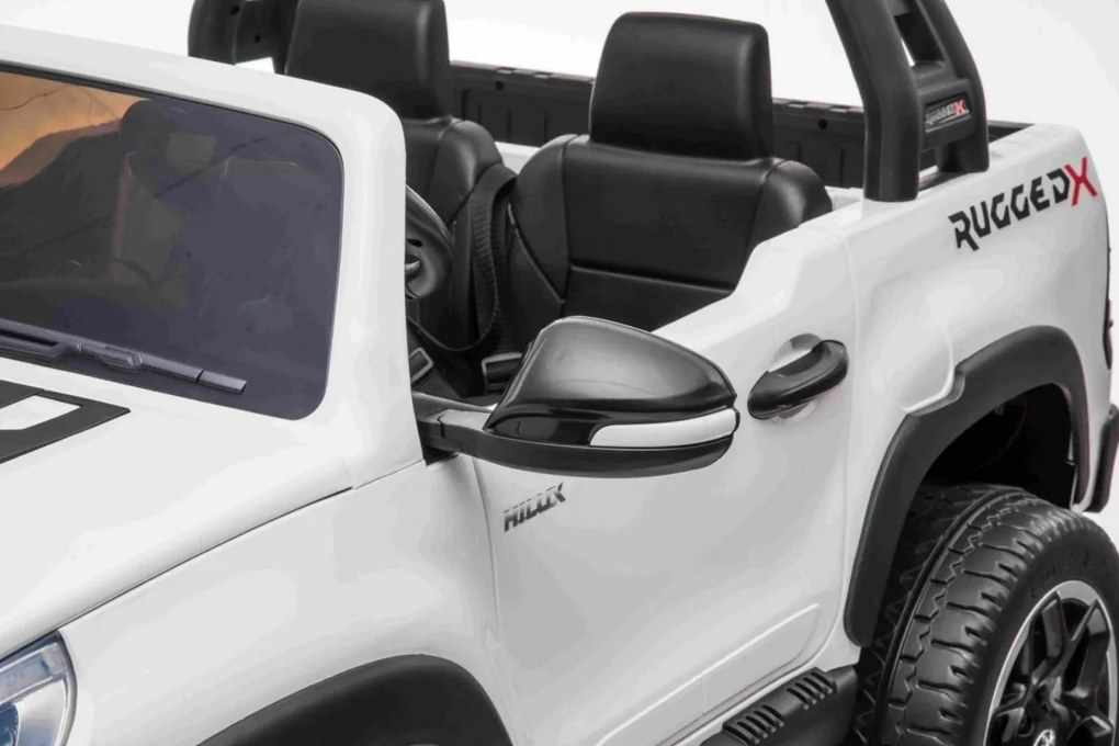RAMIZ Elektrické autíčko - Toyota Hillux - nelakované - biele motor- 4 x 45W, - batéria 2 x 12V/7Ah - 2025
