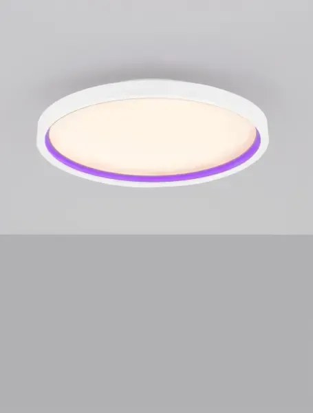 Moderné stropné svietidlo Chet RGB 39 s diaľkovým ovládaním