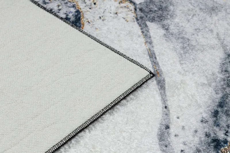 Dywany Łuszczów, Kusový koberec ANDRE Marble 1124, 160x220, čiernobiela, chodba / predsieň