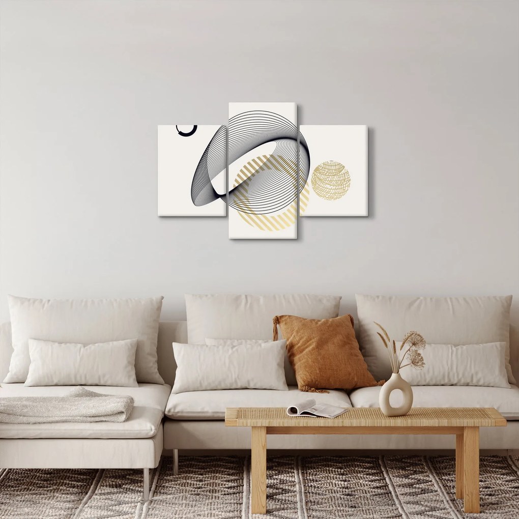 Obraz - Geometrické tvary N⁰3 (90x60 cm)