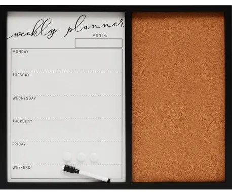 Magnetická tabuľa + korková tabuľa