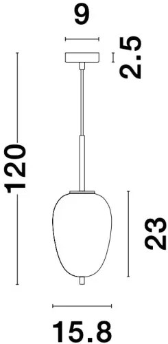 Retro luster Lato 15 zlaté