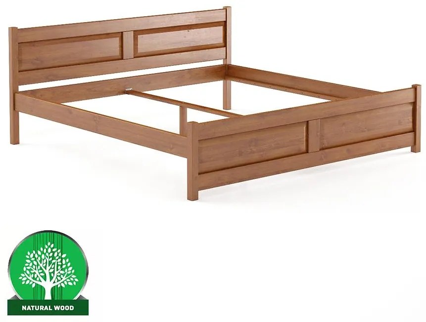 Posteľ buková LK109–200x200 cherry
