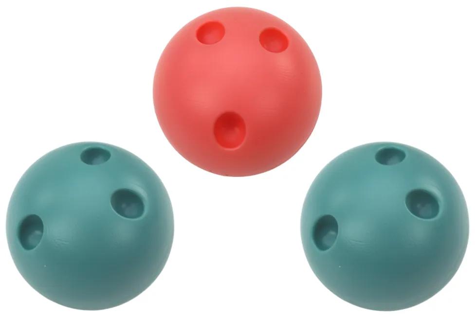 Lean Toys Bowlingová sada – 6 farebných kolkov