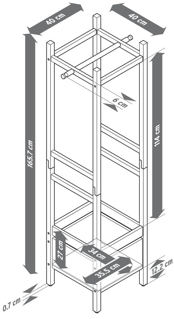 Stojan na oblečenie