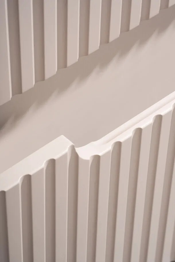 Závesná skrinka pod umývadlo Nova Cashmere II s doskou 80 cm kašmír