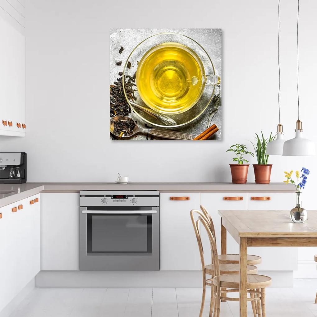 Obraz na plátně, Aromatický čaj - 50x50 cm