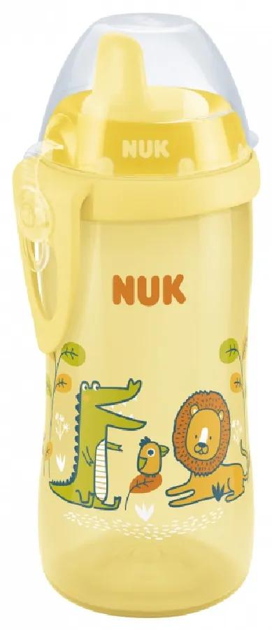 Detská fľaša NUK Kiddy Cup 300 ml žltá