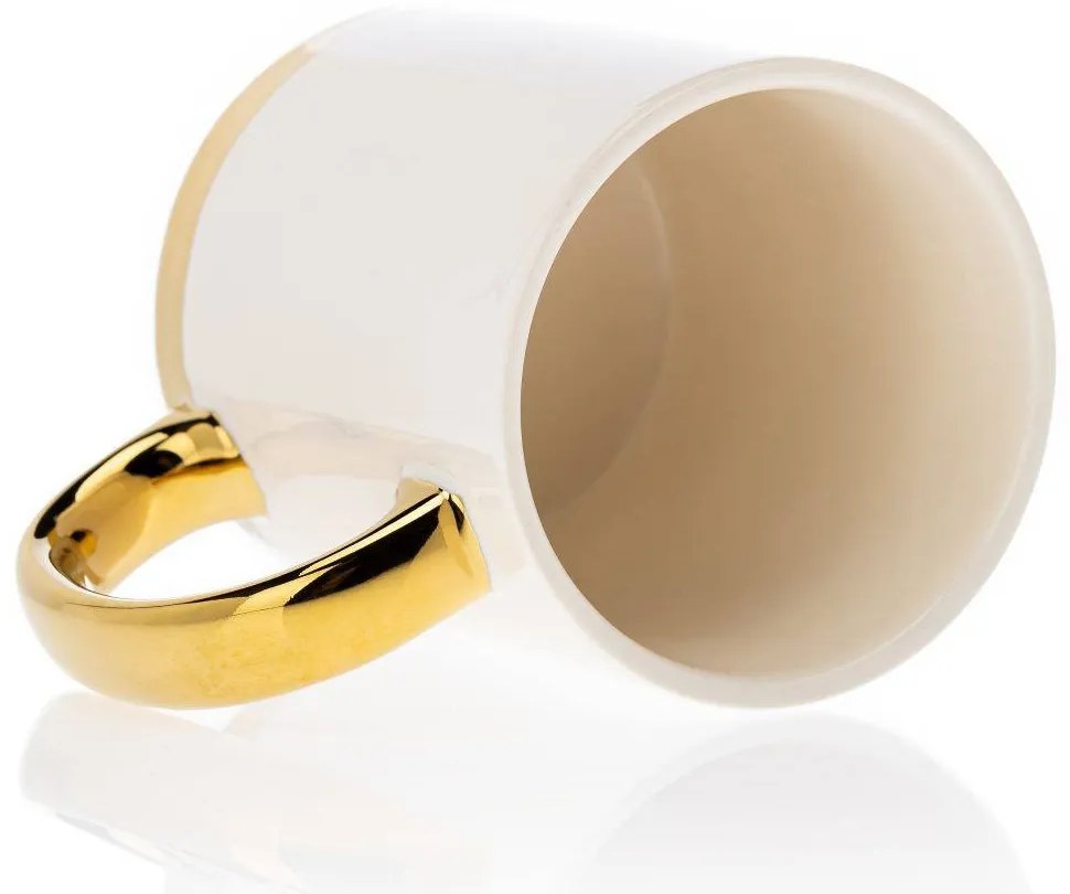 Keramický hrnček s lyžičkou Lana White 300 ml